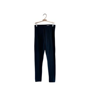 Mini Boden Plain Leggings Stretch Full Length Solid Black Size 11-12Y Bottoms